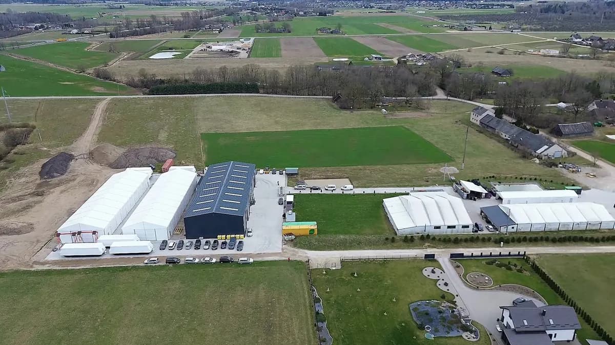 Aerial view of the Nordic Season factory